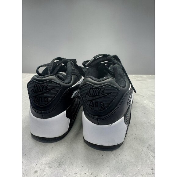 Nike Air Max 90 Black/White Sneakers Youth Cross-Training Athletic Shoes - Picture 6 of 13